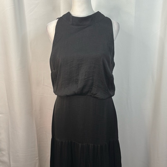 Sam Endelman Black Halter Tiered Maxi Dress- NWT- 8 - Picture 3 of 15